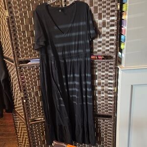 Torrid Black Maxi Dress with V-Neck
